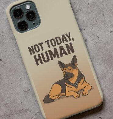 Not Today, Human iPhone Phone Case