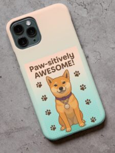 Paw-sitively Awesome iPhone Phone Case