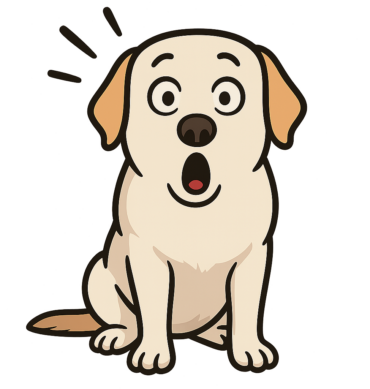 Surprised Face Custom Pet Sticker Sheet – Vinyl Die-Cut