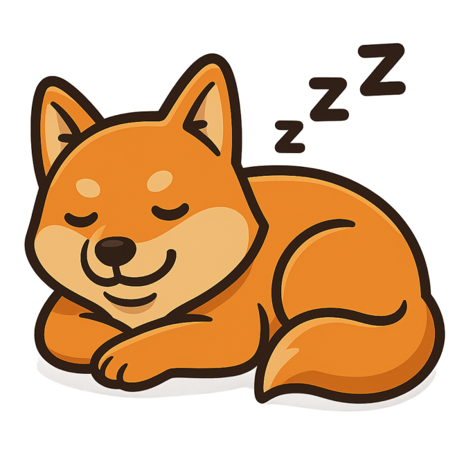 Zzz Sleeping Pose Pet Sticker Sheet – Custom Vinyl Die-Cut