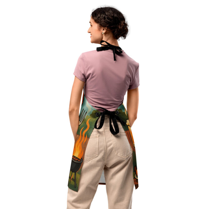 Beer & BBQ Buddy – Custom Pet Apron for Grill & Kitchen Fun - Image 2