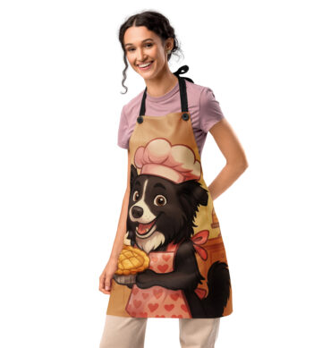 Kiss the Cook – Custom Pet Apron for Kitchen & BBQ Lovers
