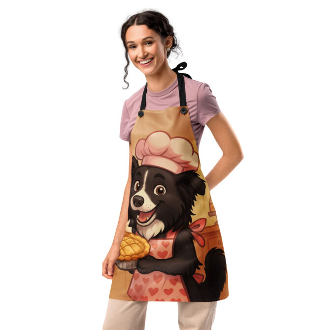 Kiss the Cook – Custom Pet Apron for Kitchen & BBQ Lovers