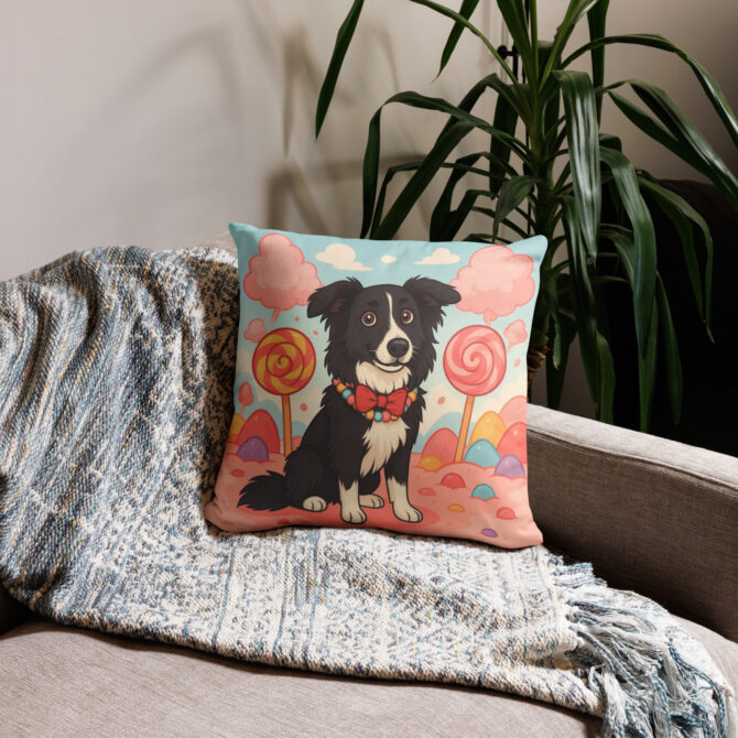 Candyland Adventure Custom Pet Pillow Case – Sweet & Colorful Home Décor - Image 3