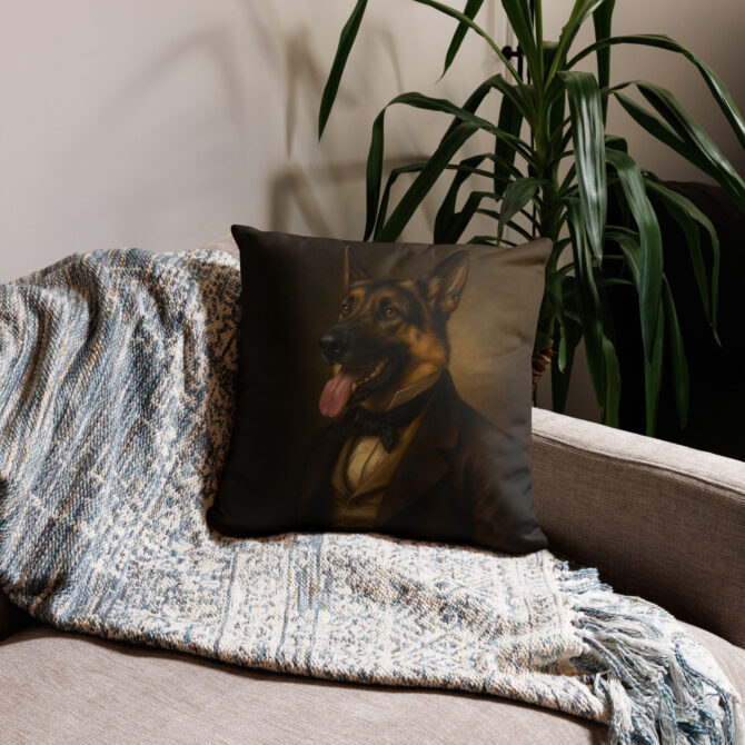 Victorian Noble Custom Pet Pillow Case – Elegant Home Décor with Your Pet - Image 3