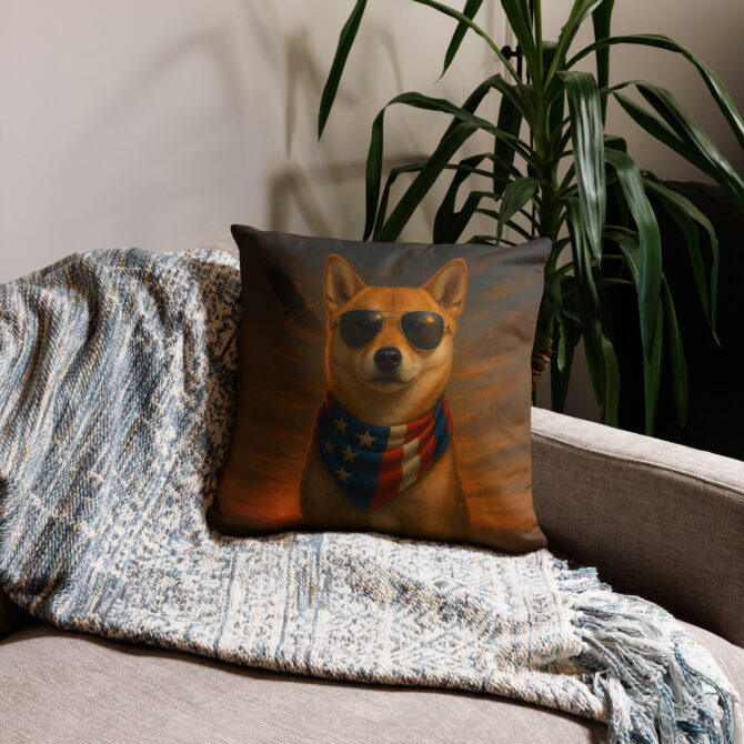 All-American Hero Custom Pet Pillow Case – Patriotic Home Décor - Image 2