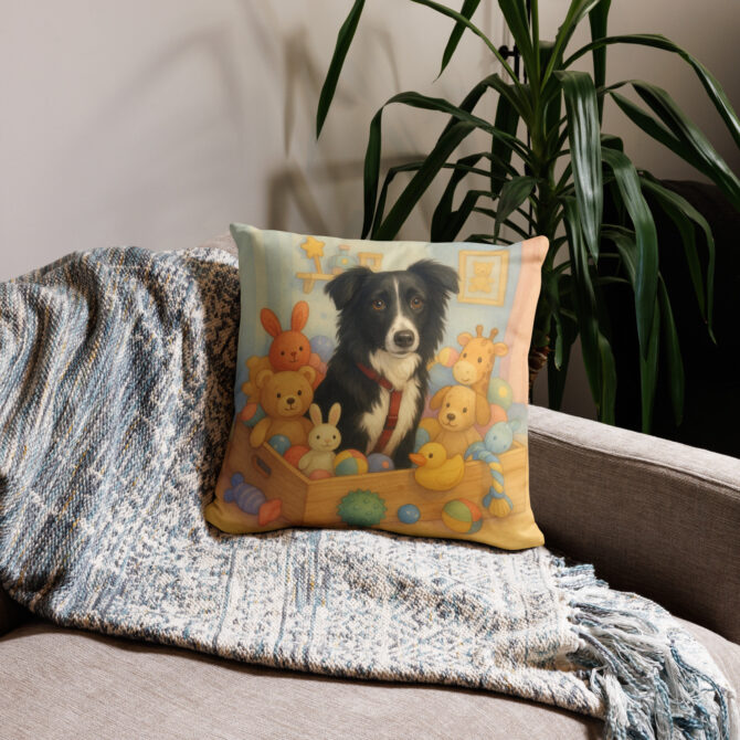 Toy Box Dreams Custom Pet Pillow Case – Personalized Home Décor Gift - Image 2