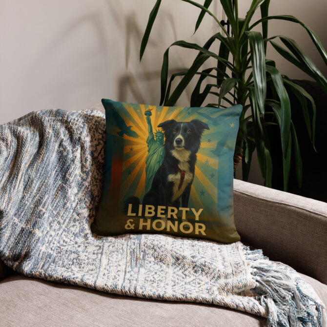 Liberty & Honor Custom Pet Pillow Case – Patriotic Home Décor - Image 2