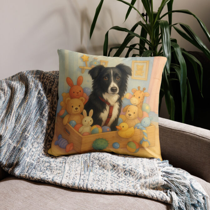 Toy Box Dreams Custom Pet Pillow Case – Personalized Home Décor Gift - Image 4