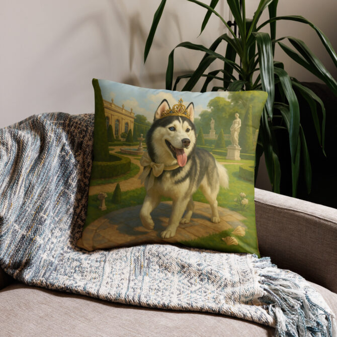 Royal Garden Stroll – Custom Pet Pillow Case for Elegant Home Décor - Image 4