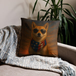 All-American Hero Custom Pet Pillow Case – Patriotic Home Décor