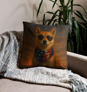 All-American Hero Custom Pet Pillow Case – Patriotic Home Décor