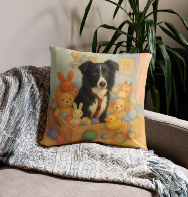 Toy Box Dreams Custom Pet Pillow Case – Personalized Home Décor Gift