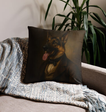 Victorian Noble Custom Pet Pillow Case – Elegant Home Décor with Your Pet