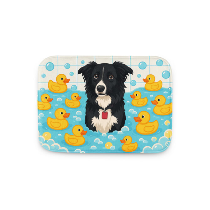 Rubber Duck Army – Custom Pet Bath Mat with Your Pet’s Portrait - Image 2