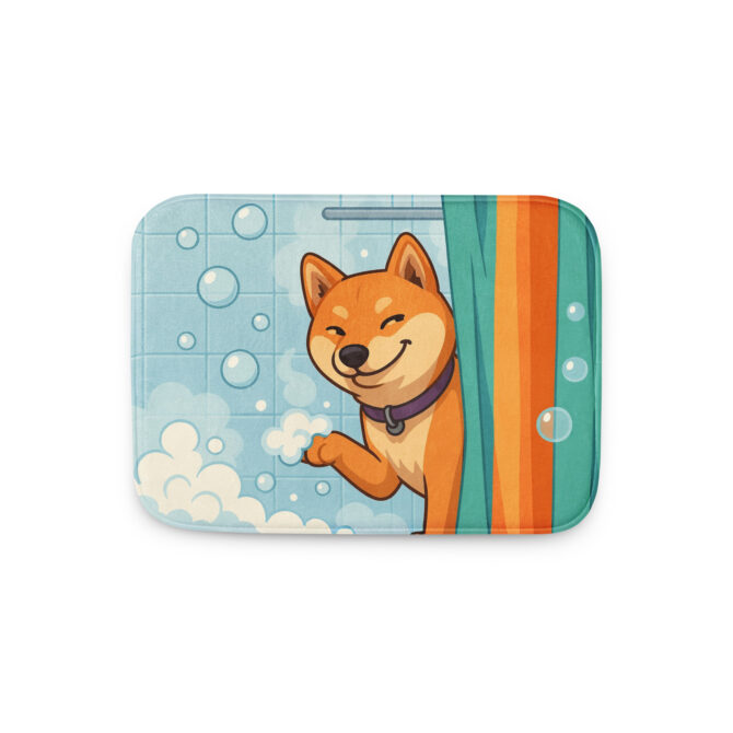 Shower Curtain Surprise – Custom Pet Bath Mat with Your Pet’s Portrait - Image 2
