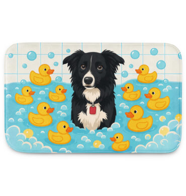 Rubber Duck Army – Custom Pet Bath Mat with Your Pet’s Portrait