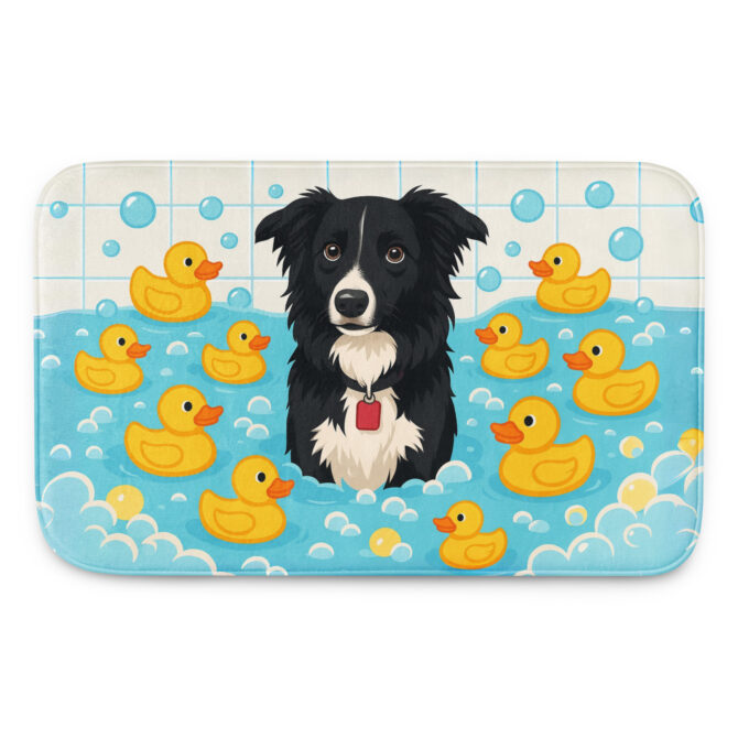 Rubber Duck Army – Custom Pet Bath Mat with Your Pet’s Portrait