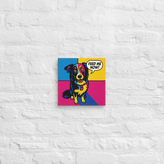 Pop Art Pet Portrait – Custom Pet Canvas Wall Art for Unique Home Décor - Image 2