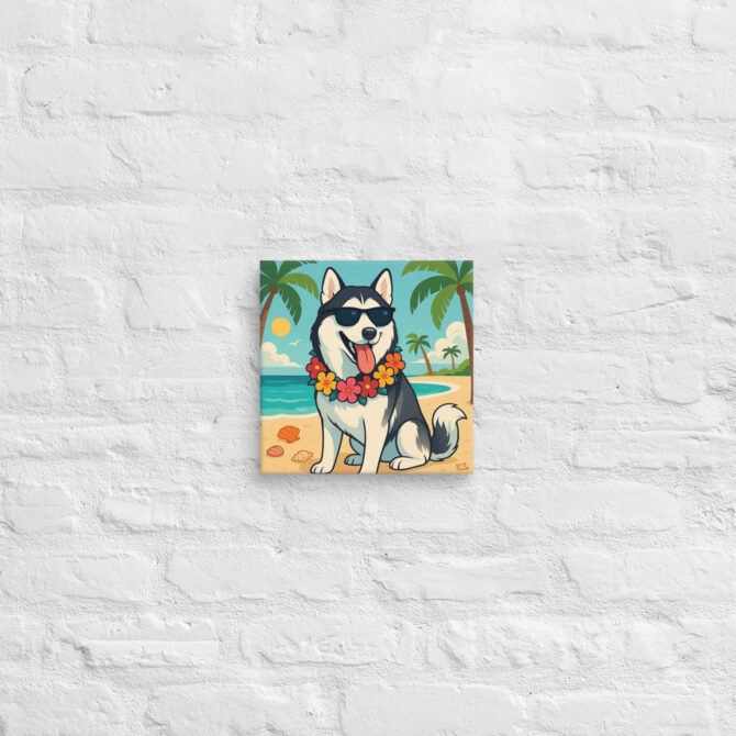 Tropical Paradise Custom Pet Canvas Wall Art – Unique Home Décor Gift - Image 2