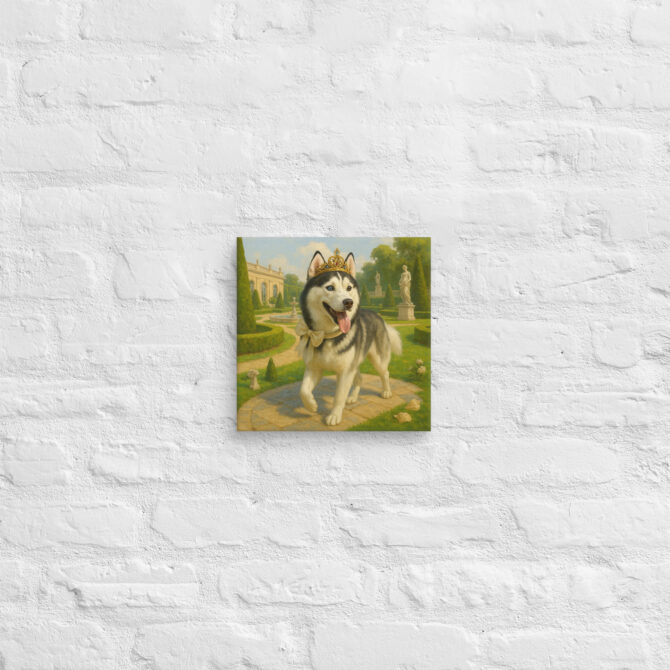 Royal Garden Stroll – Custom Pet Canvas Wall Art for Elegant Home Décor - Image 2