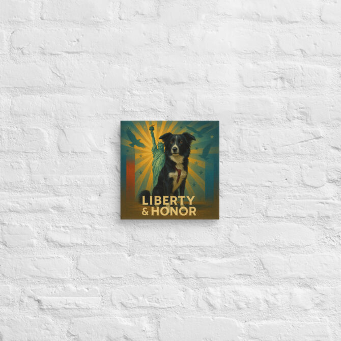 Liberty & Honor Custom Pet Canvas Wall Art – Patriotic Home Décor - Image 2