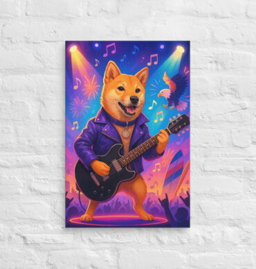 Rock Star Stage – Custom Pet Home Décor Canvas Wall Art