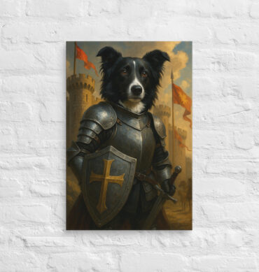 Medieval Knight Pet – Custom Home Décor Canvas Wall Art