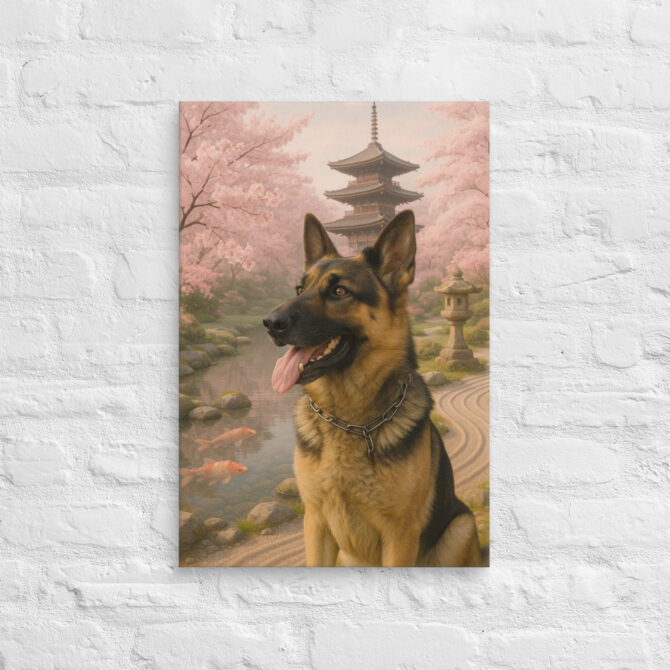Zen Garden Peace – Custom Pet Canvas Wall Art for Unique Home Décor