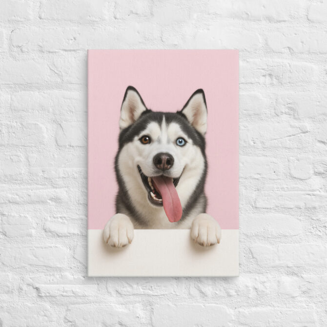 Peek-A-Boo Pet – Custom Pet Canvas Wall Art for Home Décor