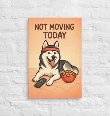 Lazy Couch Potato – Custom Pet Canvas Wall Art