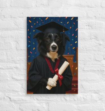 Student / Graduate – Custom Pet Portrait Canvas