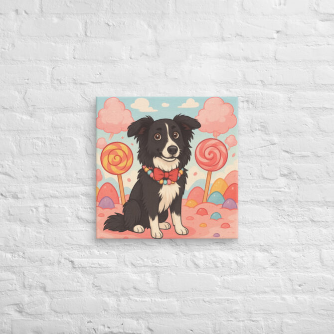 Candyland Adventure Custom Pet Canvas Wall Art – Unique Home Décor Gift - Image 3