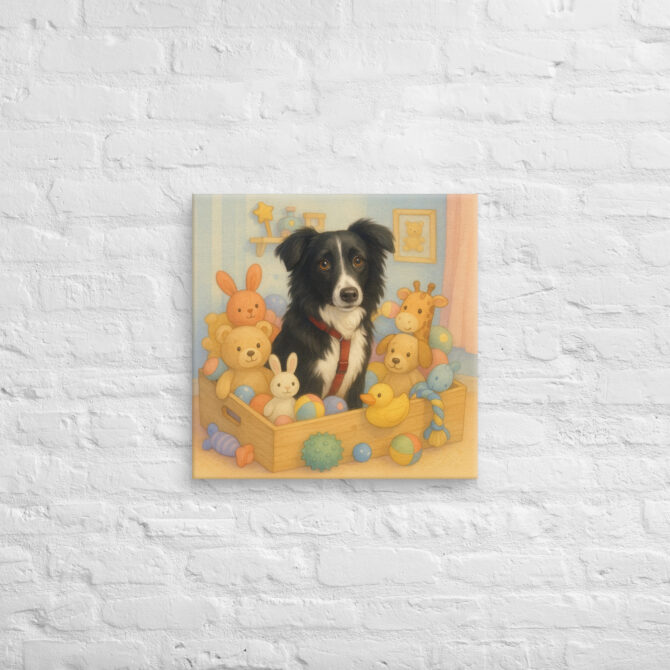 Toy Box Dreams – Custom Pet Canvas Wall Art for Unique Home Décor - Image 3