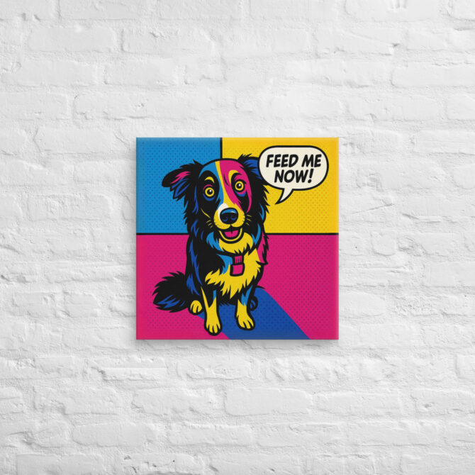 Pop Art Pet Portrait – Custom Pet Canvas Wall Art for Unique Home Décor - Image 3