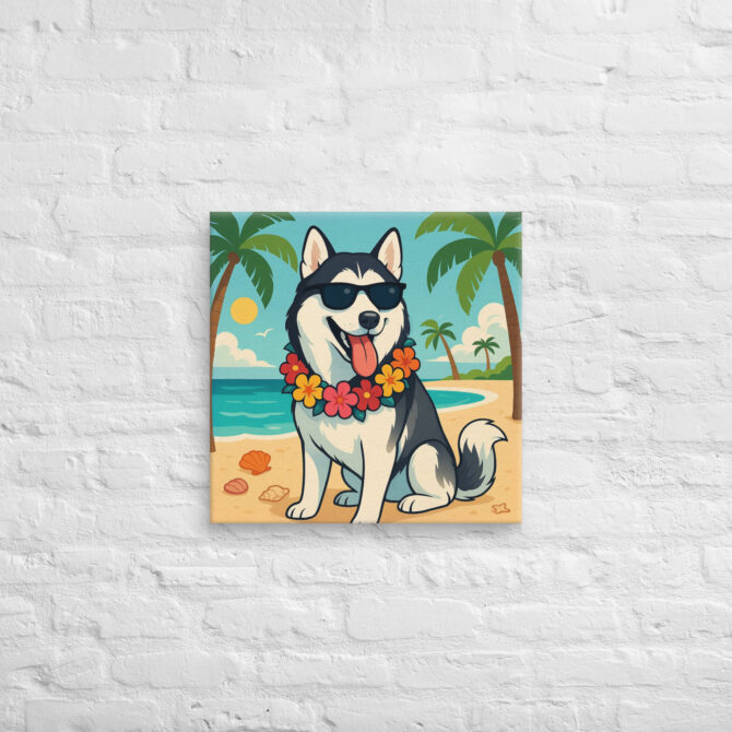 Tropical Paradise Custom Pet Canvas Wall Art – Unique Home Décor Gift - Image 3