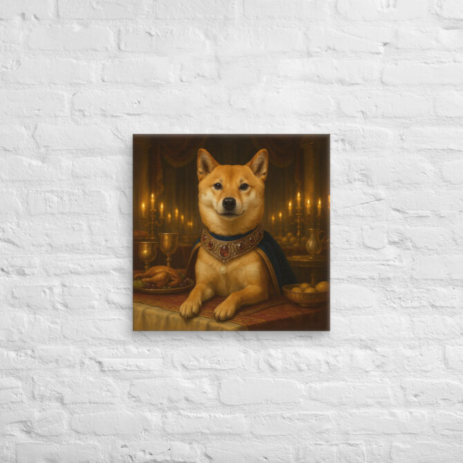 Medieval Royal Feast – Custom Pet Canvas Wall Art - Image 3