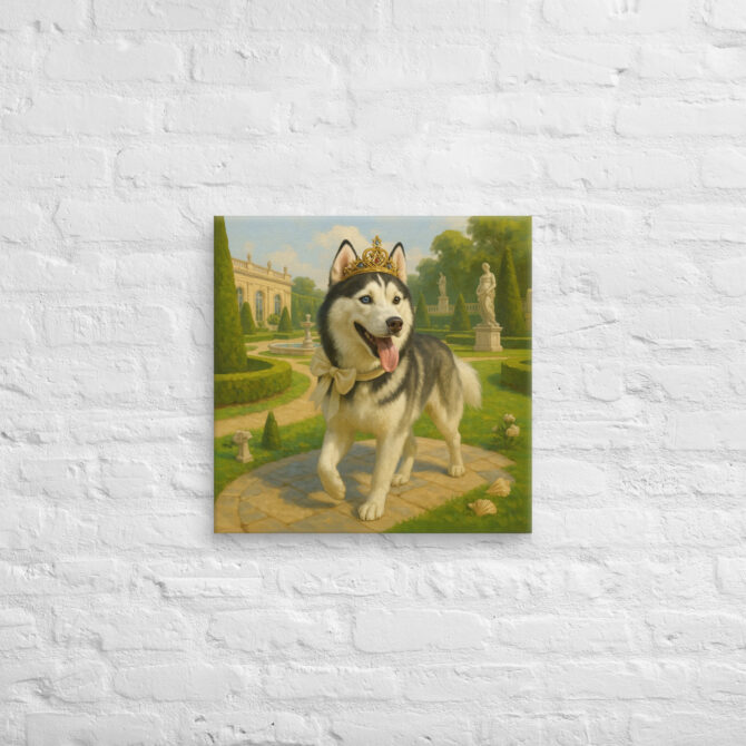 Royal Garden Stroll – Custom Pet Canvas Wall Art for Elegant Home Décor - Image 3