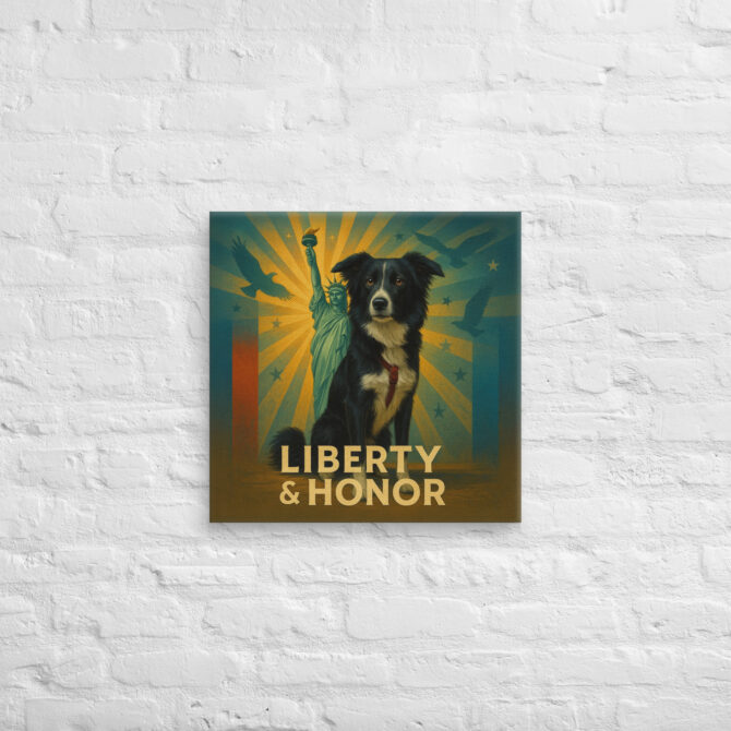 Liberty & Honor Custom Pet Canvas Wall Art – Patriotic Home Décor - Image 3