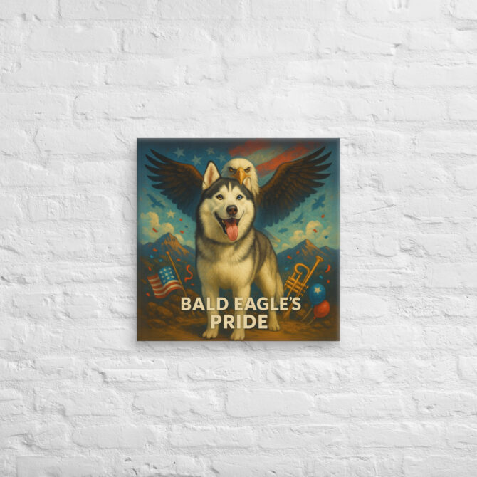Bald Eagle’s Pride – Custom Pet Canvas Wall Art for Patriotic Home Décor - Image 3
