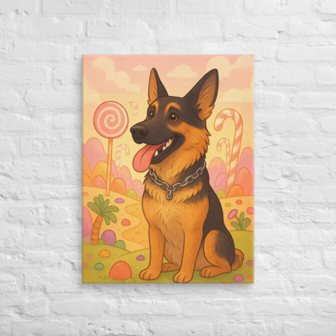 Pet in Candyland – Custom Pet Canvas Wall Art - Image 2