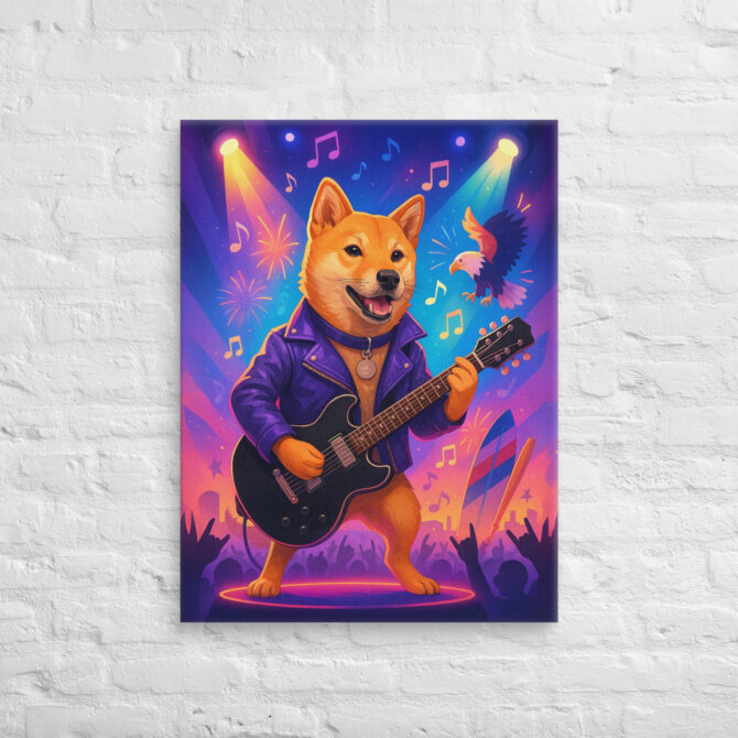 Rock Star Stage – Custom Pet Home Décor Canvas Wall Art - Image 2