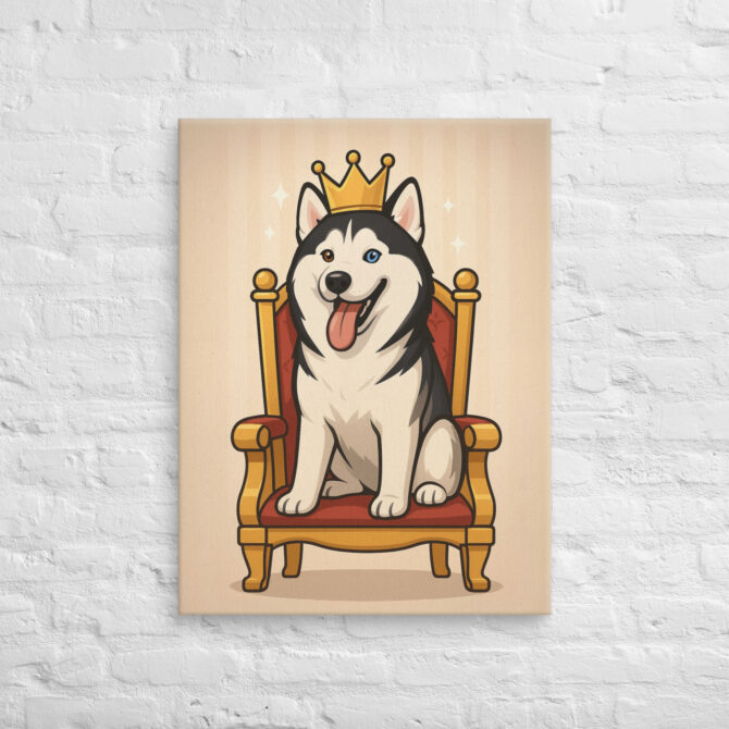 Royal Throne – Custom Pet Canvas Wall Art for Home Décor - Image 2