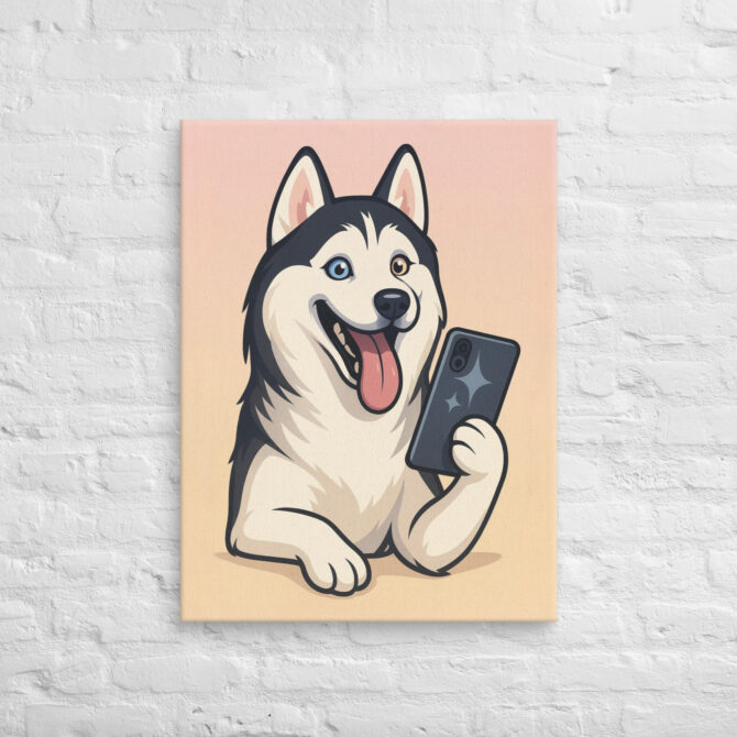 Pet Selfie Time – Custom Pet Canvas Wall Art for Home Décor - Image 2