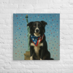 Liberty & Loyalty – Custom Pet Canvas Wall Art for Home Décor