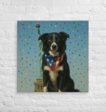 Liberty & Loyalty – Custom Pet Canvas Wall Art for Home Décor