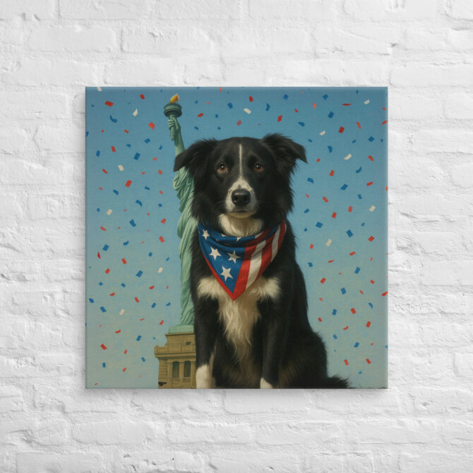 Liberty & Loyalty – Custom Pet Canvas Wall Art for Home Décor