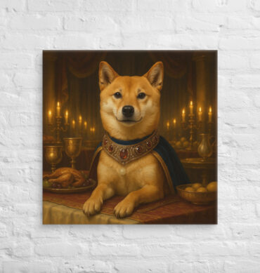 Medieval Royal Feast – Custom Pet Canvas Wall Art