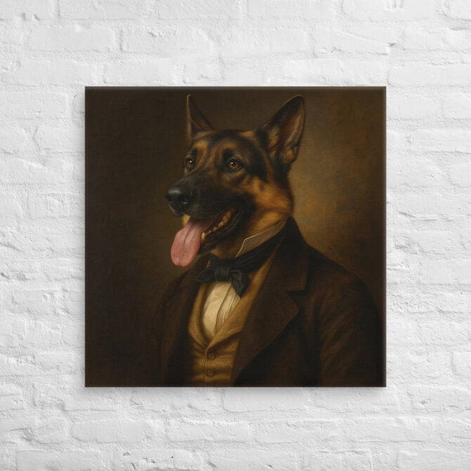Victorian Noble Portrait – Custom Pet Canvas Wall Art