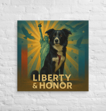 Liberty & Honor Custom Pet Canvas Wall Art – Patriotic Home Décor